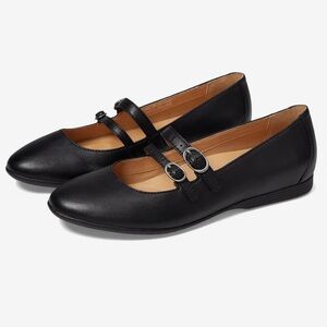 Dansko Leeza Mary Jane Buckle Closure Leather Ballet Flats Size 38 Old Money